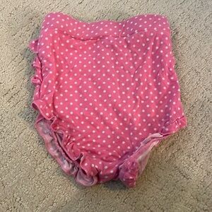 Posh Peanut pink with white polka dots bloomers. Size 18-24 months.